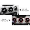 Set Klimaanlagen-Lüftungsauslass-Ringblende Dekoration für Mercedes Benz A B Gla Cla Klasse W176 W246 C117 X156 Amg 2012-