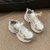 Mesh dad shoes women's feet show small women's shoes spring new thick-soled height-increasing versatile sports shoes