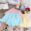 Baby Short Pants For Girls Summer Children Kids Candy Color Cotton Breathable Sports Beach Loose Trousers Toddler Clothing