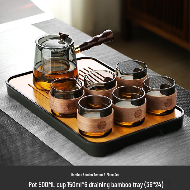 Shangqi 8-Piece Glass Tea Set