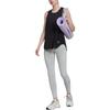 Adidas X Stella McCartney Collaboration Solid Color Logo Print High-Waisted Leggings Women Leggings Gray HH7222
