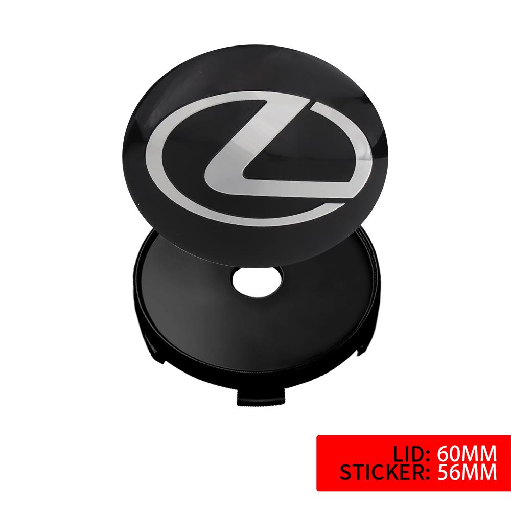 4Pcs Car Wheel Center Hub Caps Badge Decal Wheel Cover Sticker For Lexus EX300h RX450h Al20 CT200h IS300h ES300h NX RX GS IS LX