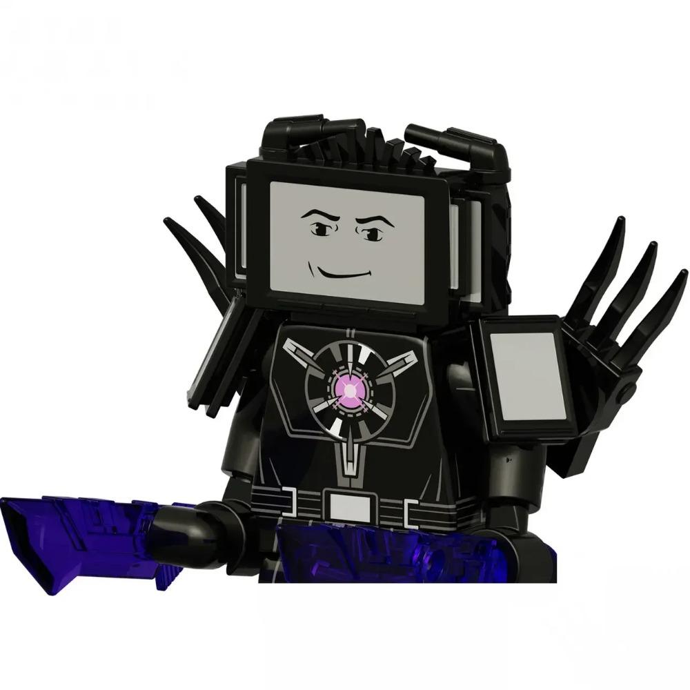Mini Skibidi Toilet Man Figure Anime Block Toys TvMan Plus Titan Cameraman Speakerman Bricks Model Toy Kid Birthday Gifts