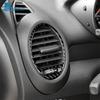 Real Soft Carbon Fiber Trim Sticker For Mercedes Benz SLK R171 2004 2005 2006 2007 2008 2009 2010 Side Air Vents Accessories