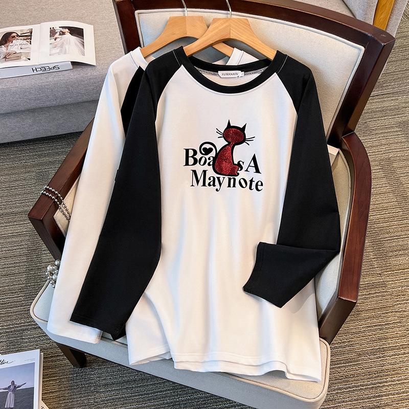

Plus Size Loose Autumn Hoodie - Fits Bust 150/160 cm, Suitable for 200/350 lbs 5XL чёрный
