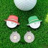 Golf Ball Markers with Strong Magnetic Hat Clips Non-slip Magnetic Golf Tools for Men Women Golfers Outdoor Course