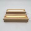 Resin Art Rectangle LED Lights Display Base Pedestal Crystal Wooden Lighted Base Stand Night LED Light Lamp Base LED