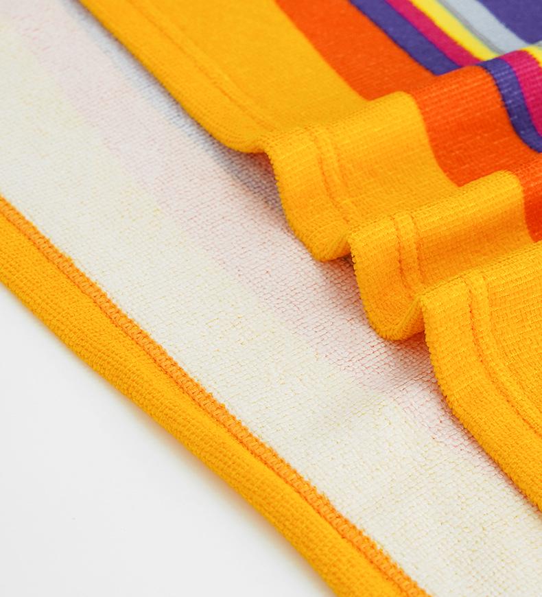 Large Quick-Drying Microfiber Beach Towel with Active Printing