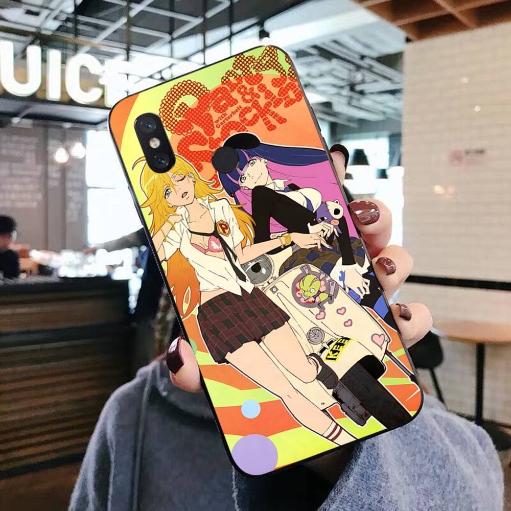 Anime Panty And Stocking With Garterbelt Phone Case For Xiaomi Mi 5X 8 9 10 11 12 Lite Pro 10T PocoX3pro PocoM3 Note 10 Pro Lite