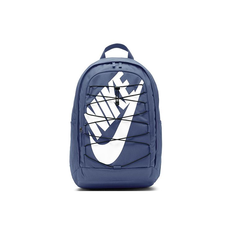 Nike Hayward 2.0 Sports Casual Letter Print Zipper Polyester Backpack Unisex backpack Blue BA5883-469 Blue