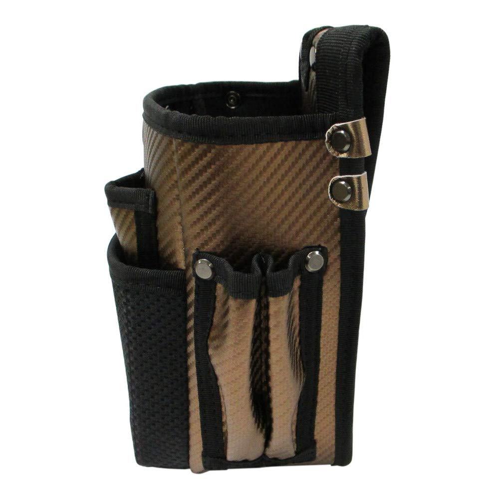 Kozuchi Worktime Waist Two-Tier Pouch, Brown, WT-11BR [Used]