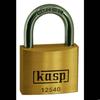 Padlocks - KASP - K12530 - Yellow Gold - Key Locking - Excellent Quality