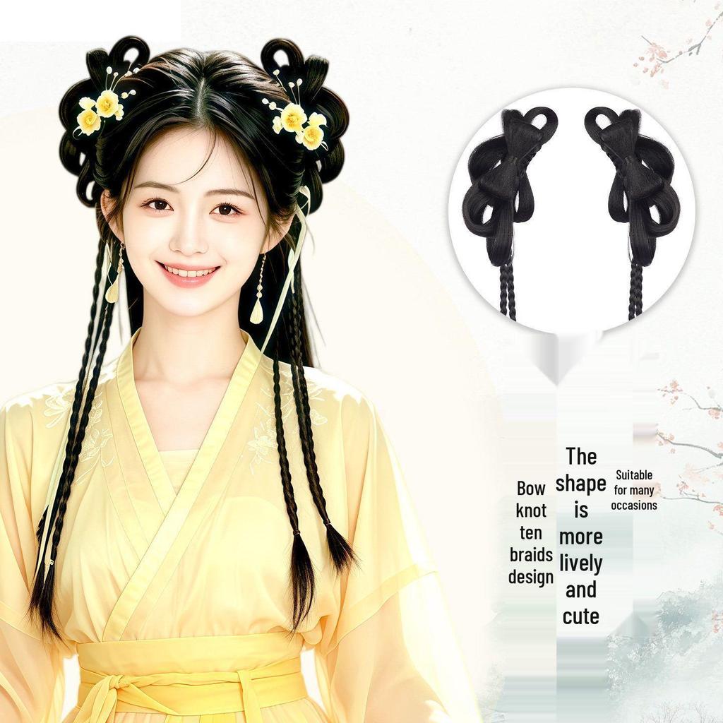 Ming Dynasty Hanfu Style Hair Bun Clip - Women's Ancient Style Wig Bun Accessory