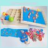 Wooden Fishing Memory Toy For Children Focus Development Parent Interaction