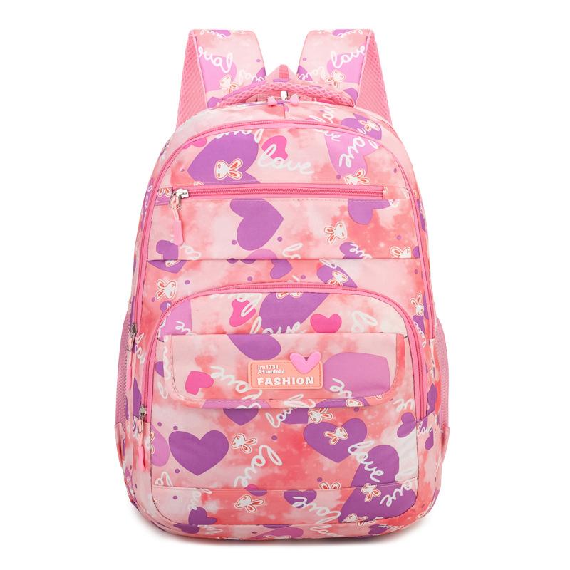 Children's Primary School Schoolbag - High-grade High-value Dirt-resistant Nylon Printed Backpack Campus Backpack Large Capacity