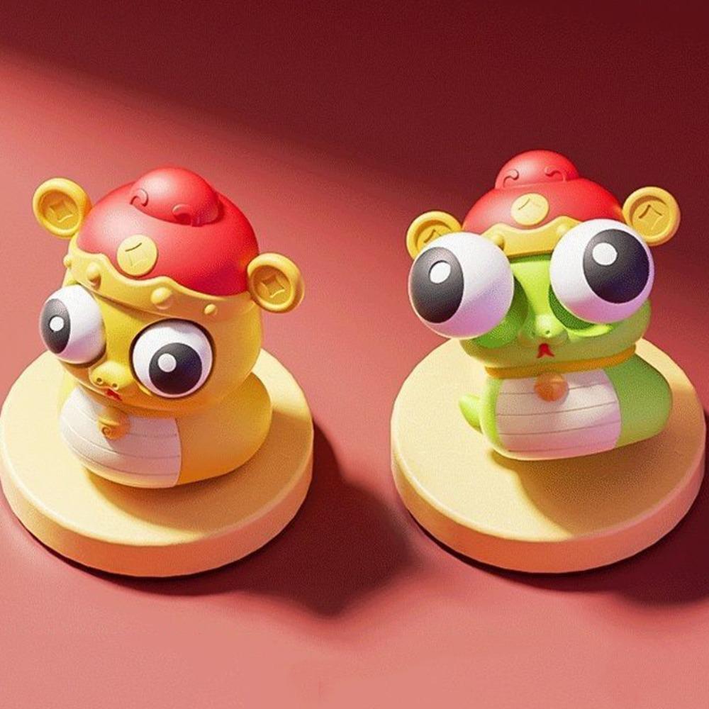 Simulation Snake Big Eyeball Pinch Keychain Squeeze Ball Toys Keyring  Kids Holiday Gift