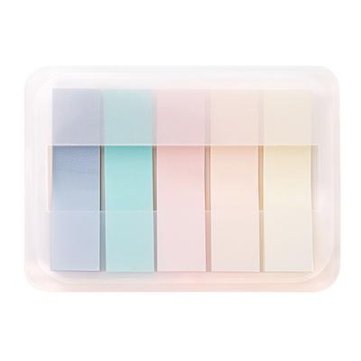 100 Sayfalık Sayfa Yapıcılar 5 Renk Hızlı Etiketleme Sağlam Yapıştırıcı Çıkarılabilir İndeks Yapışkan Notlar Ofis için