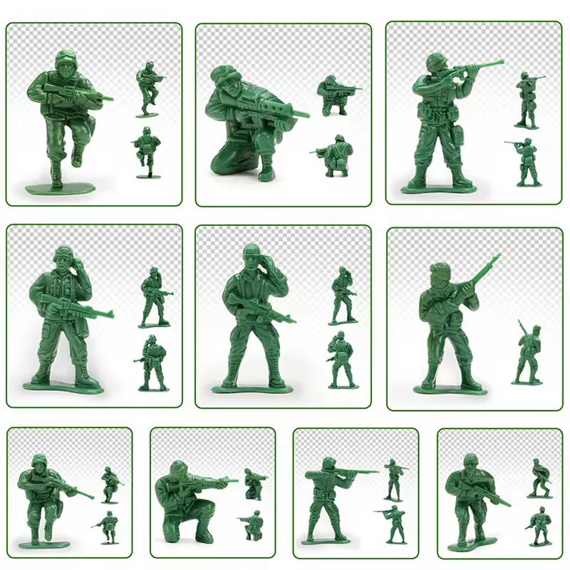 30pcs/set Mini Classic Soldiers Figures Models 12 Style DIY Decoration for Parties And Festivals Soldier Military Model TMZ