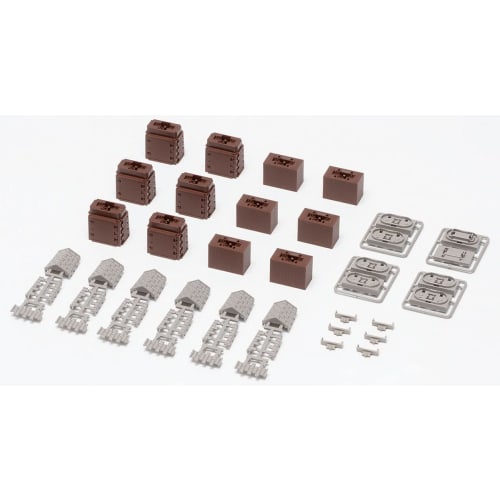 TOMIX N Gauge Brick Piers, Square, Set of 6, 3271, Model Railroad Supplies