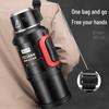 Large Capacity Stainless Steel Insulated Travel Thermos Flask - Portable, Multi-Use Hot Water Kettle