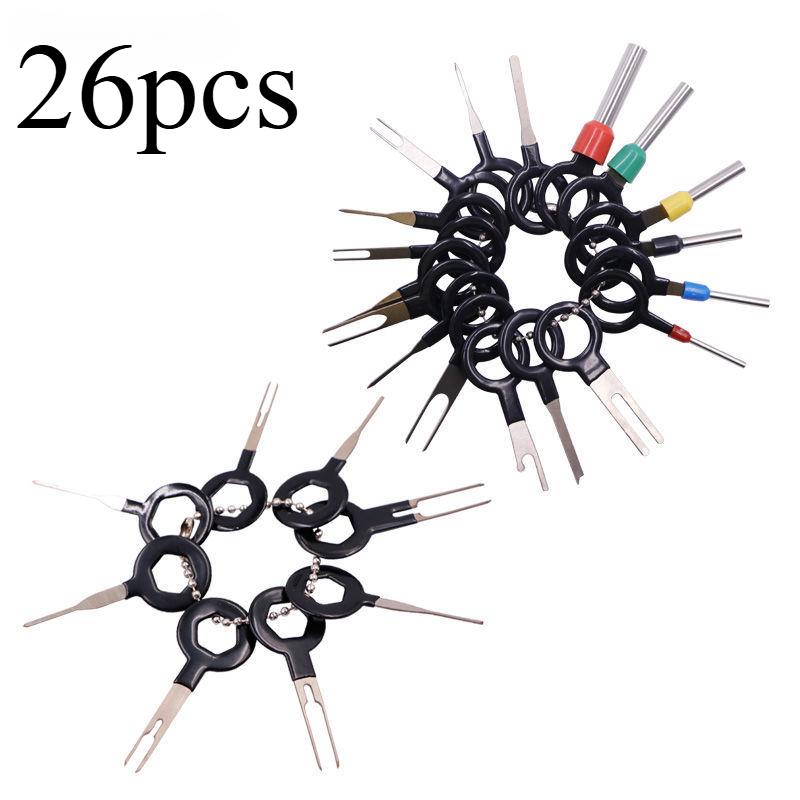Automotive Plug Terminal Remove Tool Set Key Pin Car Electrical Wire Crimp Connector Extractor Kit Accessories