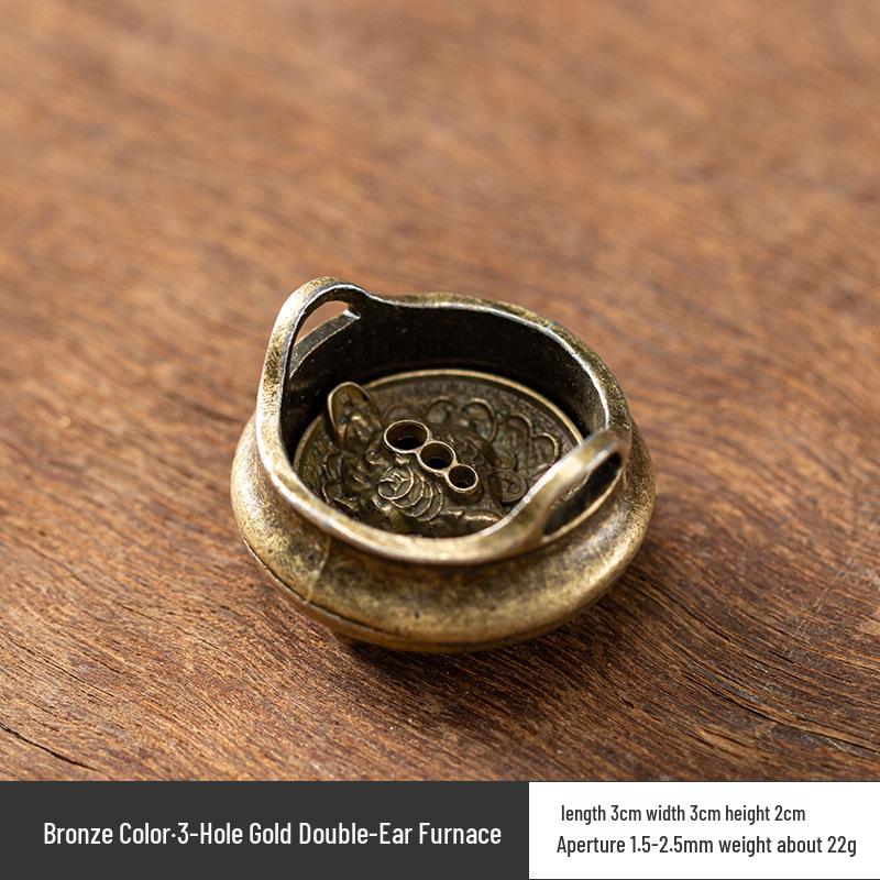 Fisherman Fishing Line Incense Holder: Indoor Tea Ceremony Ornament, Alloy Incense Burner Base.