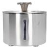 2.5L Cat Water Fountain 304 Stainless Steel Automatic Pet Water Drinking Dispenser with Water Level 