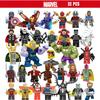 Marvel Superhero Boy Puzzle Building Block Toy Set 32pcs Plastic Material 4.5cm Height