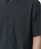 Musinsa Standard Crinkle Relaxed Short Sleeve Shirt [Iron Grey]
