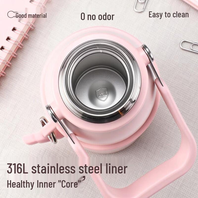 FUGUANG 316L Stainless Steel 1L Triple-Drink Insulated Bottle