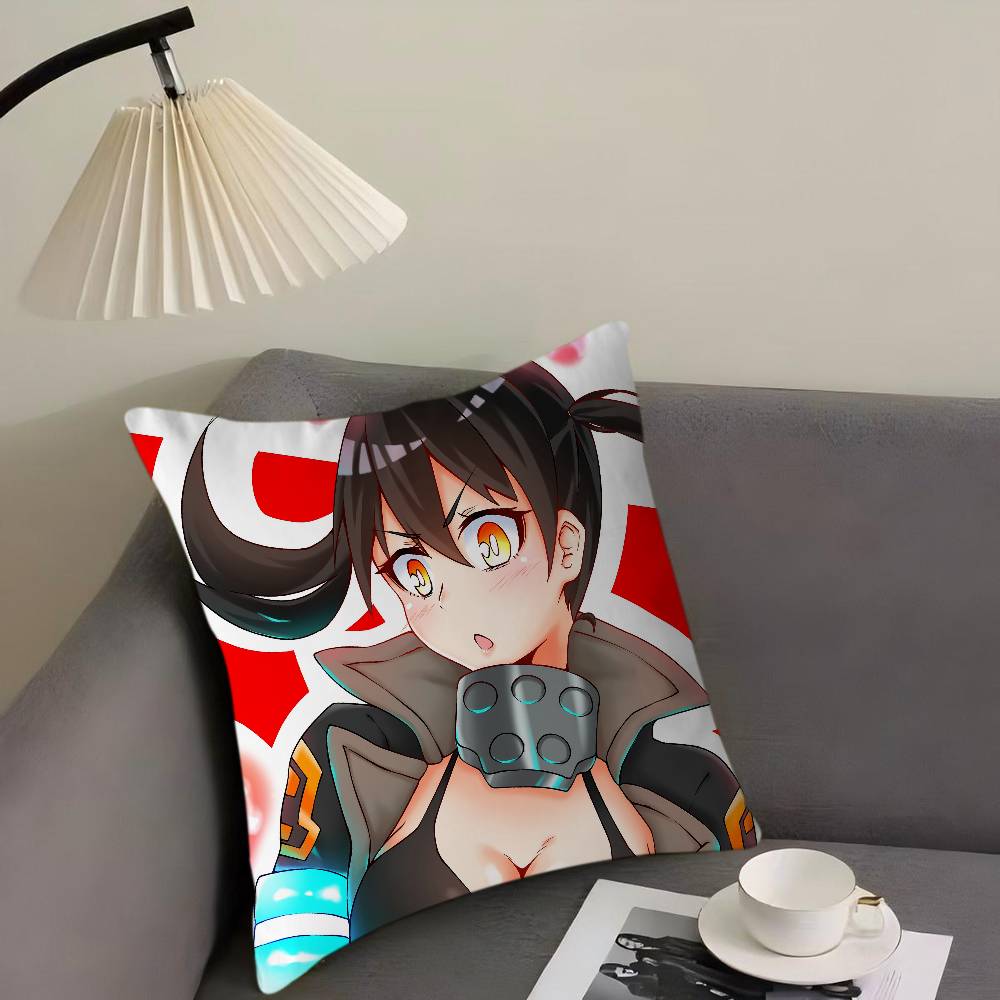 F-Fire F-Force Cartoon Animation Personalized Pillow Cover Kids Bedroom Wild Party Decor Pillowcase Kid Birthday Shower Gift