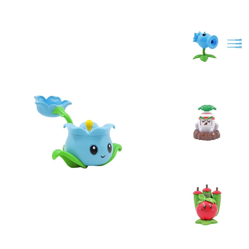 Pflanze vs.. Zombies Spielzeug Fußball Maschinengewehr Erbsenschießer Kornblume Zubehörpaket Tasche