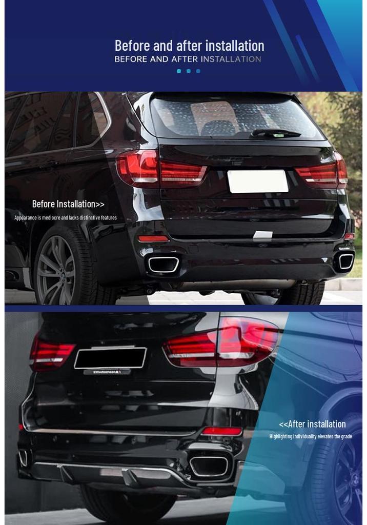 BMW Front Wind Deflector, Lip, Side Skirts, Rear Lip, Spoiler - Cross-Border Mod Parts