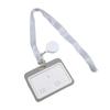 Lanyards Credential Holder Transparent Retractable Badge Reel with Lanyard Nurse Accessories for Work Removable ID Card Holder