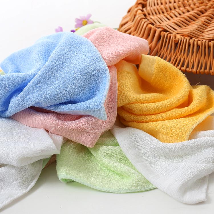 1Pcs 25*25cm Ultra Soft Baby Face Towel Bath Washcloths Bamboo Fiber Towels Baby Burp Cloth