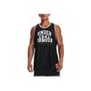 Under Armour UA Baseline Reversible Breathable Crew Neck Sleeveless Basketball Jersey Men Tops Black 1377310-001