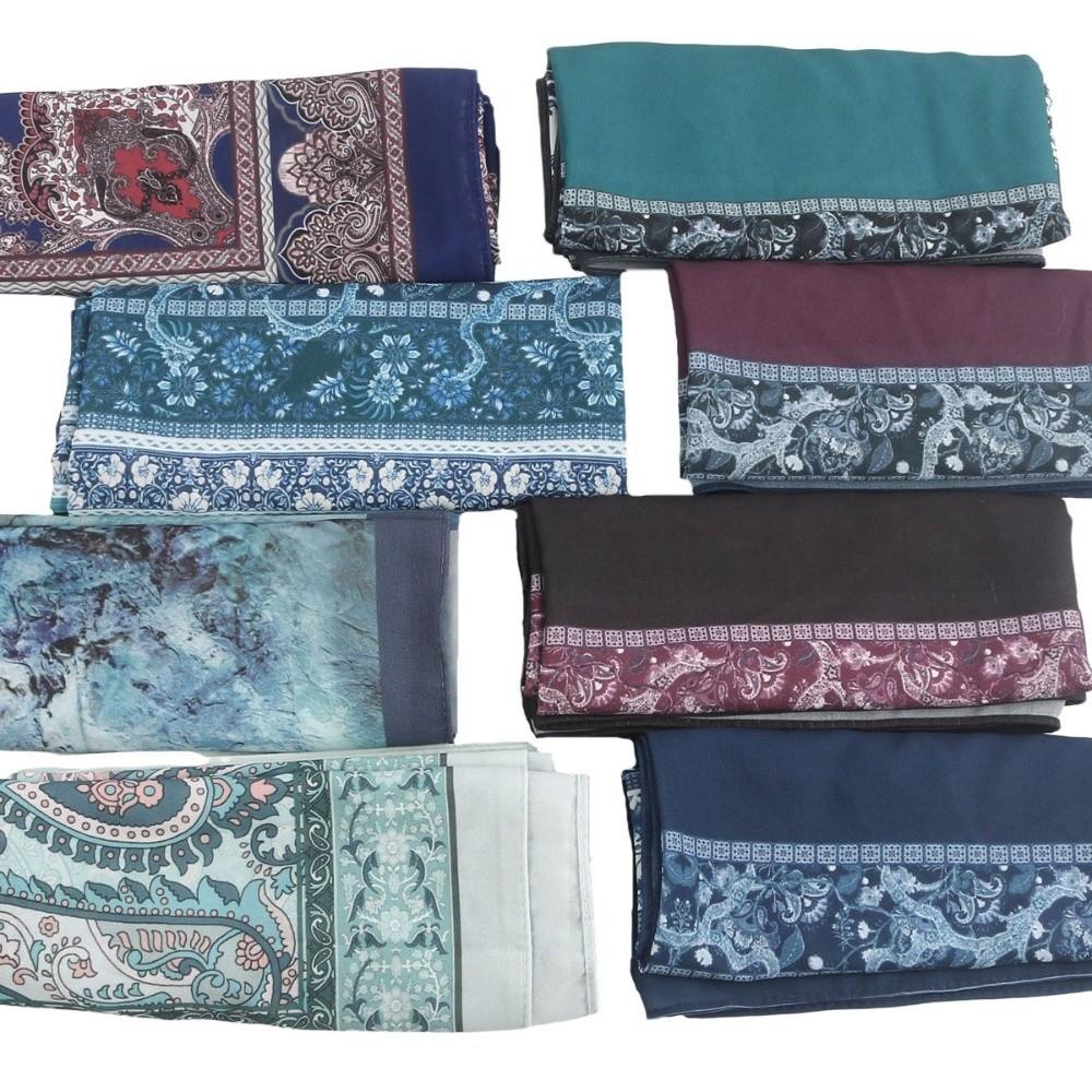 Print Headscarf Long Islamic Turban Soft Ethnic Style Scarf  Women