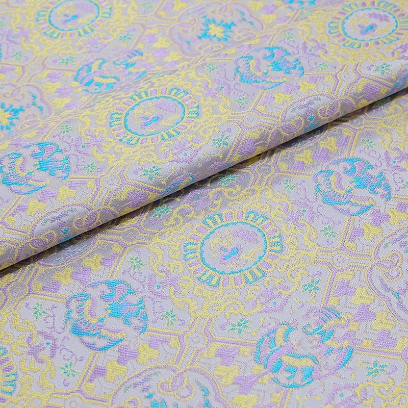 

Chinese Sle Song Dynas Inspired Fabric for Handmade DIY Embroidered Hanfu Outerwear Fabric Vintage Patchwork Faion Material 100x150cm