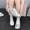 Flat-bottomed German training shoes women's 2025 new summer breathable versatile thin little white shoes lace-up sports and leisure Forrest Gump shoes