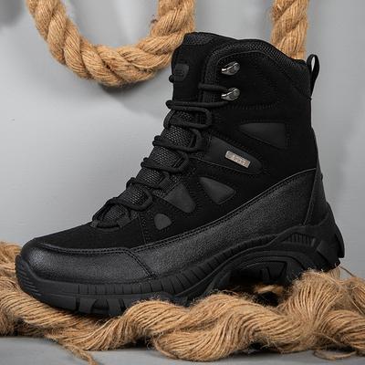 Mode Herren Taktische Stiefel Schnürstiefel Militär Armee Stiefel Unisex Arbeits Wanderschuh Wüste Wasserdicht Marke Kletterschuh Männlich Knöchelhöhe Plus