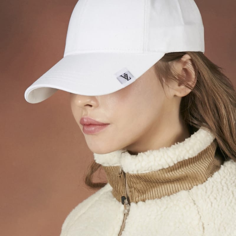 

VARZAR Label Visor Overfit Ball Cap White FREE