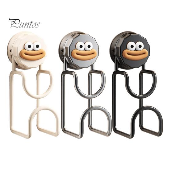 No Drill Wall Hanging Rack Suction Cup Hook for Washbasins, Punch Heavy Duty Vacuum Hanger, Removable Rental Home Cartoon Design Reusable Anti