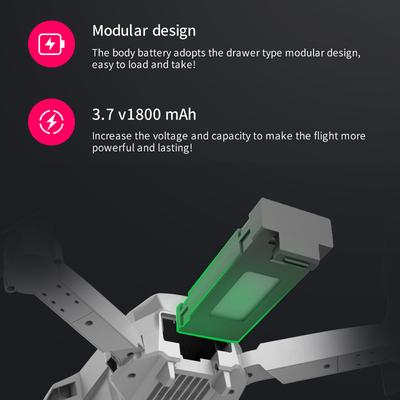 NOS 3,7V 1800mAh dobíjecí Li-Po baterie pro kvadrokoptéru E525 Drone