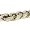 Used 12564 Collier LV Chain Links M69987 7984 LV Logo Flower Curb Chain Monogram Metal Silver Men's from Japan AUTHENTIC