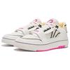 Li Ning Rookie Cushioning Slip Resistant Abrasion Resistant Low Top Vintage Basketball Shoes Women's Ecru ABCS024-1