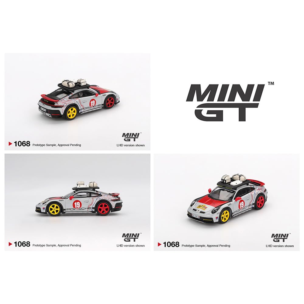 MINI GT 164 Scale MiJo TOYS - PORCHE 911 Dakar "Uncle Rally" MGT01068-BL