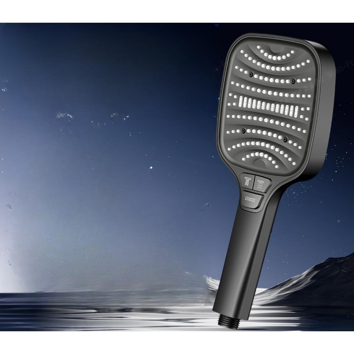 

Душова лійка високого тиску, 8 режимів розпилення, Швидка установка, Сучасна - Душові аксесуари, Оновлення ванної кімнати, Сучасний дизайн, Надійна робота One Size чорний