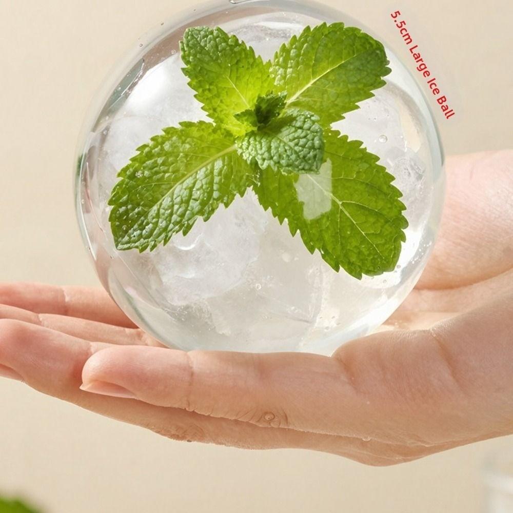 Ice Cream Design Foldable Ice Ball Cup Leak-Proof Ice Cube Water Bottle Ice Cube Kettle  Camping