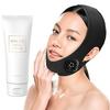 ANLAN Facial Device EMS Lift Face Belt Muscles Line Double Chin 3 Types Modes 5 Levels Intensity Unisex Mask-Type Wearable Gift (Gel Set) (Black)