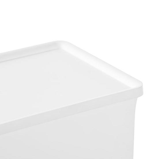 Sundries Storage Box Moisture-proof Lightweight High-capacity Grocery Sundries Organizer Storage Case with Lid for Home